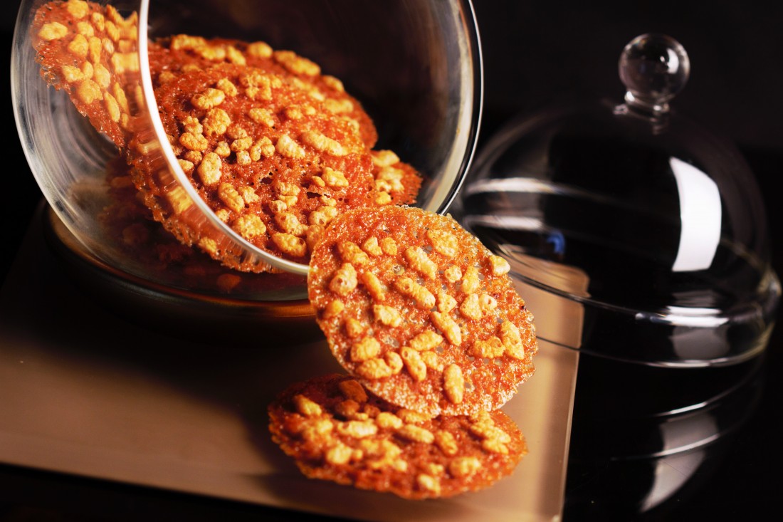 TUILES CRAQUANTES AU RIZ SOUFLE